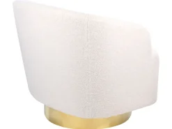 Beliani Nojatuoli Buklee Valkoinen Lavik New