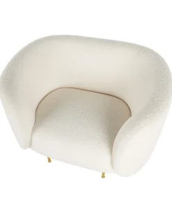 Beliani Nojatuoli Buklee Valkoinen Loen Hot