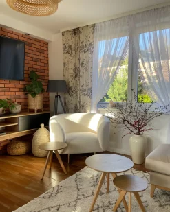 Beliani Nojatuoli Buklee Valkoinen Loen Hot