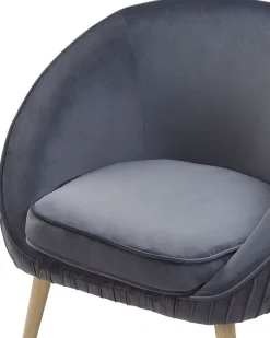 Beliani Nojatuoli Harmaa Sametti Tromso Online