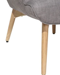 Beliani Nojatuoli Ja Rahi Harmaanruskea Vejle Hot