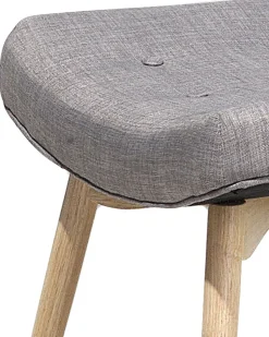 Beliani Nojatuoli Ja Rahi Harmaanruskea Vejle Hot