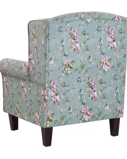 Beliani Nojatuoli Ja Rahi Kukkakuvioinen Vihrea Hamar Clearance