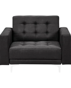 Beliani Nojatuoli Kangas Grafiitinharmaa Aberdeen New