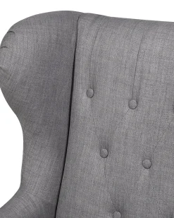 Beliani Nojatuoli Kangas Harmaa Alta Flash Sale