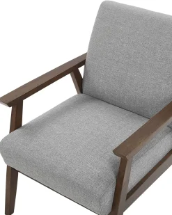 Beliani Nojatuoli Kangas Harmaa Asnes Outlet