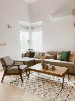 Beliani Nojatuoli Kangas Harmaa Asnes Outlet