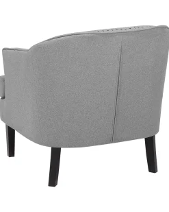 Beliani Nojatuoli Kangas Harmaa Elverum Flash Sale