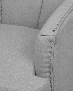 Beliani Nojatuoli Kangas Harmaa Elverum Flash Sale