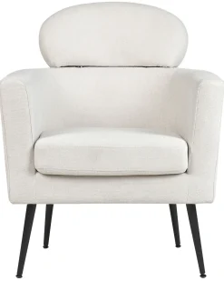 Beliani Nojatuoli Kangas Kermanvalkoinen Soby Best Sale