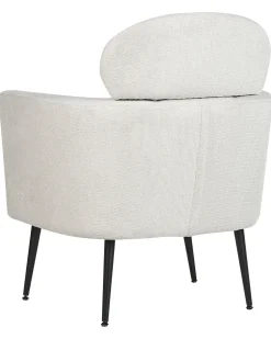 Beliani Nojatuoli Kangas Kermanvalkoinen Soby Best Sale