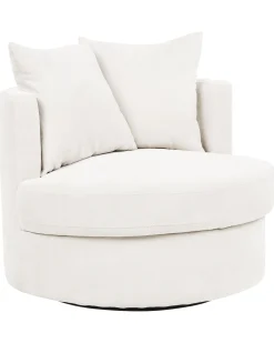 Beliani Nojatuoli Kangas Vaalea Beige Dalby Cheap