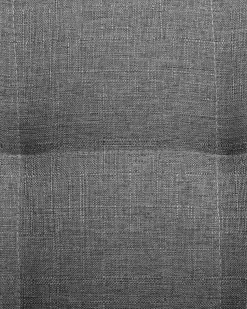 Beliani Nojatuoli Kangas Vaaleanharmaa/Musta Aberdeen New