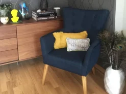 Beliani Nojatuoli Kangas Vaaleanharmaa Angen Best Sale