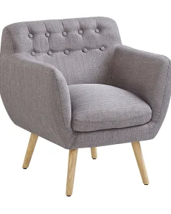 Beliani Nojatuoli Kankainen Harmaa Melby Flash Sale