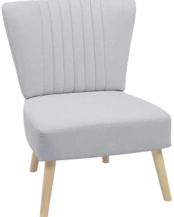 Beliani Nojatuoli Kankainen Harmaa Vaasa New