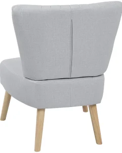 Beliani Nojatuoli Kankainen Harmaa Vaasa New