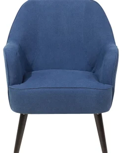 Beliani Nojatuoli Kankainen Tummansininen Loken Best Sale