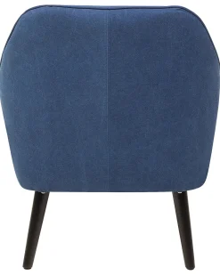 Beliani Nojatuoli Kankainen Tummansininen Loken Best Sale