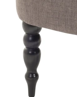 Beliani Nojatuoli Kankainen Vaaleanharmaa Alesund Online