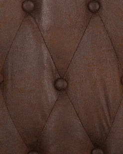 Beliani Nojatuoli Keinonahka Ruskea Alta Store