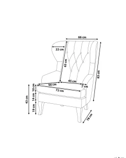 Beliani Nojatuoli Keinonahka Ruskea Alta Store