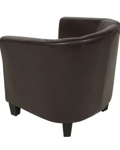 Beliani Nojatuoli Keinonahka Ruskea Borwick Fashion