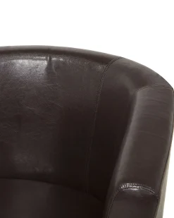 Beliani Nojatuoli Keinonahka Ruskea Borwick Fashion