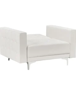 Beliani Nojatuoli Keinonahka Valkoinen Aberdeen Online