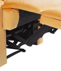 Beliani Nojatuoli Keltainen Sametti Eslov Cheap