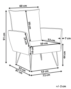 Beliani Nojatuoli Kukallinen Ribe Online