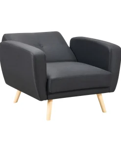 Beliani Nojatuoli Musta Florli Cheap