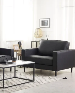 Beliani Nojatuoli Musta Savalen Flash Sale