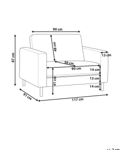 Beliani Nojatuoli Musta Savalen Flash Sale