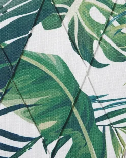 Beliani Nojatuoli Rahilla Lehtikuviollinen Vihrea Sandset Online