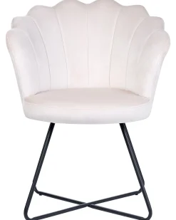 Beliani Nojatuoli Sametti Beige Lovelock Best