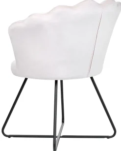 Beliani Nojatuoli Sametti Beige Lovelock Best