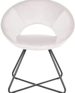 Beliani Nojatuoli Sametti Beige Rachel Flash Sale