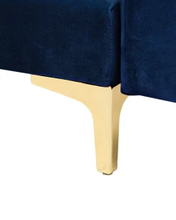 Beliani Nojatuoli Sametti Laivastonsininen Aberdeen Cheap