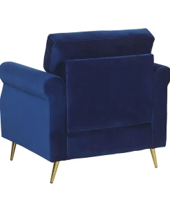 Beliani Nojatuoli Sametti Laivastonsininen Vietas New