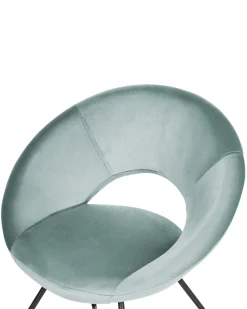 Beliani Nojatuoli Sametti Mintunvihrea Rachel Outlet