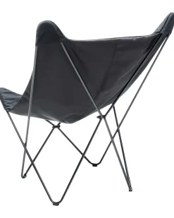 Beliani Nojatuoli Sametti Musta Nybro Store