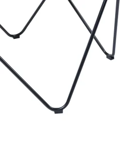 Beliani Nojatuoli Sametti Musta Nybro Store