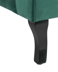 Beliani Nojatuoli Sametti Tummanvihrea Alta Outlet