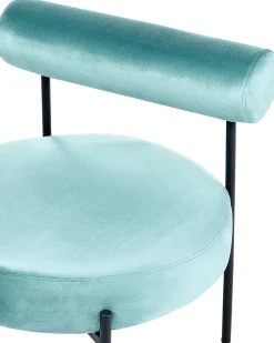 Beliani Nojatuoli Sametti Turkoosi Alpha Online