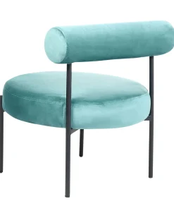 Beliani Nojatuoli Sametti Turkoosi Alpha Online