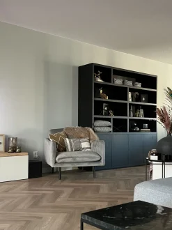 Beliani Nojatuoli Samettinen Harmaa Vinterbro Best