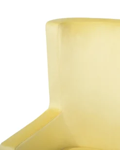 Beliani Nojatuoli Samettinen Keltainen Oneida New