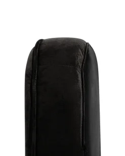 Beliani Nojatuoli Samettinen Musta Viborg Ii Cheap