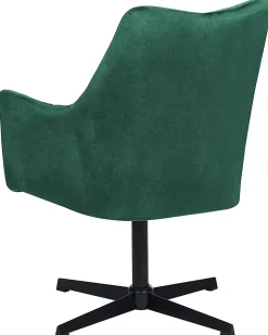 Beliani Nojatuoli Samettinen Tummanvihrea Vaksala New